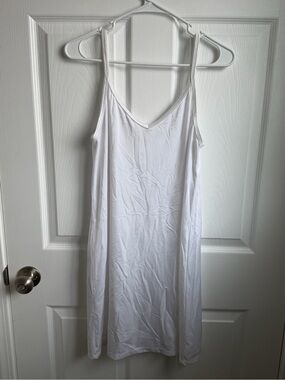 Vanity Fair White Satin Slip